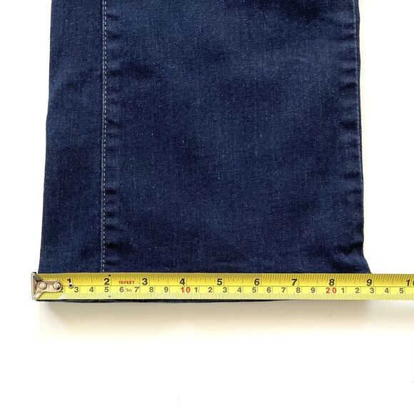 Levis Denim Women’s Curvy Bootcut Jeans Mid Rise Dark Blue Stretch - Picture 9 of 12